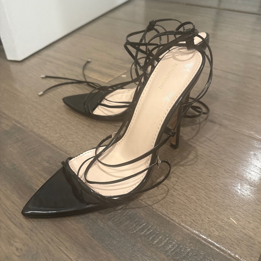 Pointy gladiator heels